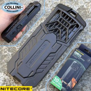 Nitecore - EMR16 - Repellente Elettronico Antizanzare Portatile con Batteria 5200mAh, Protezione fino a 5m, USB-C, IPX5 
