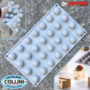 Pavoni - POP - Stampo in silicone - 28 cavità sfere Ø24 mm 