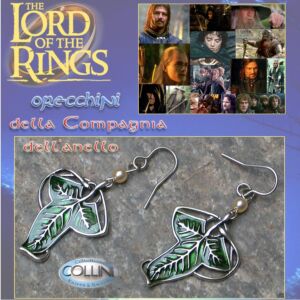 Lord of the Rings - Orecchini Foglia Elfica 702.50 - Il Signore degli Anelli 