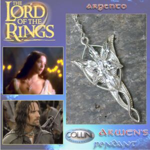 Lord of the Rings - Ciondolo di Arwen R230 - Argento 925 
