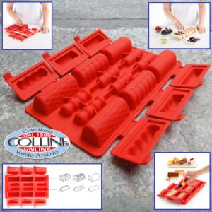 Lékué - Kit per 6 mini mousse farcite e decorate in silicone