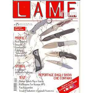 Lame d'autore - Numero 25 - Gennaio/Febbraio/Marzo 2005  - rivista 