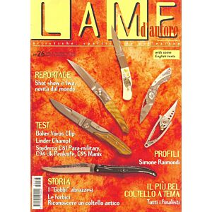 Lame d'autore - Numero 26 - Aprile/Maggio/Giugno 2005 - rivista 