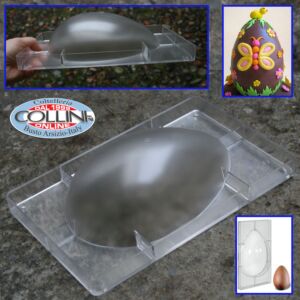 Decora - Stampo uova  in policarbonato 250 gr - cioccolato 