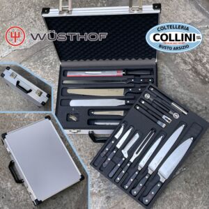 Wusthof Germany - Valigia da cuoco professionale con 17 pezzi - 9778 - coltello cucina 