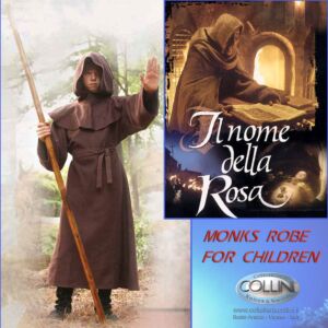 Museum Replicas Windlass - Abito da monaco per bambino 100794 - abbigliamento medievale 