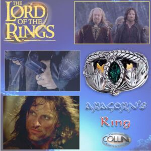 Lord of the Rings - Anello di Aragorn 19mm 703.19.75 - Il Signore degli Anelli 