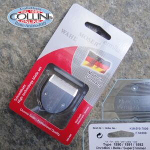 Wahl - Moser - Testina di ricambio per Wahl Super Trimmer e Moser 1590/1591/1592 - KM1590-7000 - accessori tosatrice 