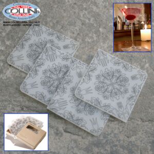 Modern Twist - Il sottobicchiere  in silicone - 4 pezzi 