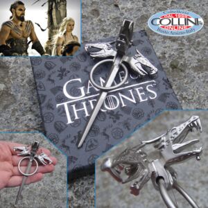 Il Trono di Spade - Spilla Daenerys Targaryen tre teste di Draghi - NN0040 - Game of Thrones 
