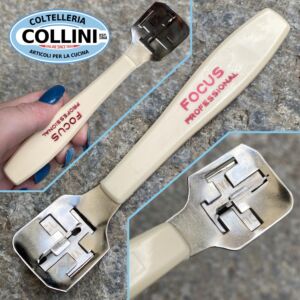 Focus - Rasoio tagliacalli dei piedi in acciaio con lama intercambiabile + 10 lamette