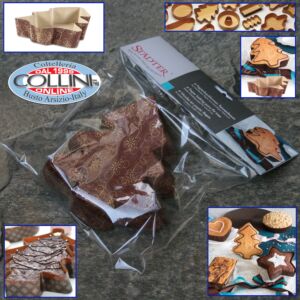 Stadter - Forme in carta - Abete - 4 pezzi cm. 18 x 16 x 3,5 