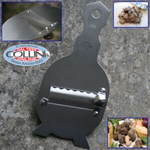 Made in Italy - Mandolina Inox  Ondulata per Tartufi, Funghi, Verdure e Formaggi 