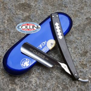 Dovo - Rasoio Carbonio 6/8 - Carre Legno di Ebano e Madreperla - 6-6810 - rasoio a mano libera 