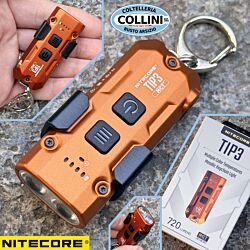 Nitecore - TIP3 MCT - Alloy Orange - 720 lumens e 92 metri - Torcia Led ricaricabile con temperatura multipla di colore 
