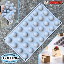 Pavoni - POP - Stampo in silicone - 28 cavità sfere Ø24 mm 