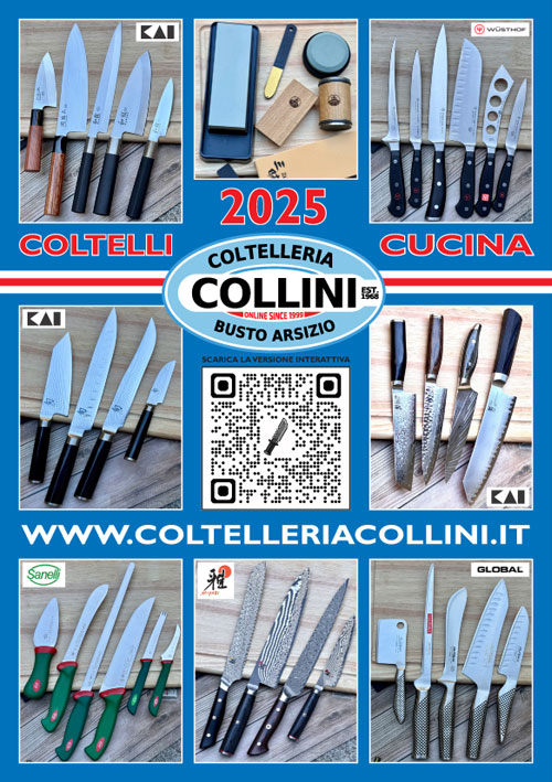 Copertina Catalogo Coltelli da Cucina Giapponesi e Europei